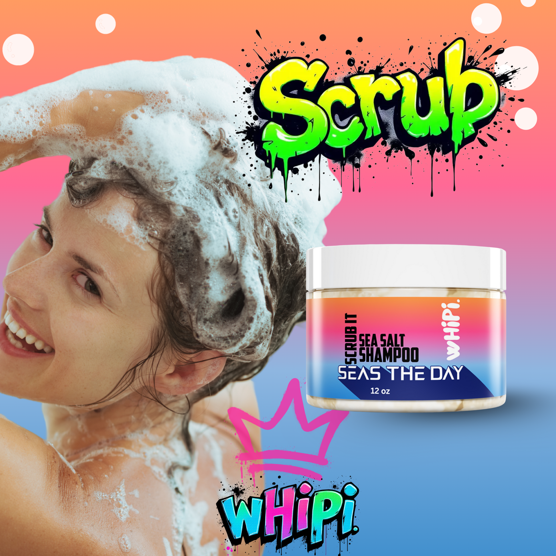 Scrub- Sea Salt Shampoo - The Dock Drop
