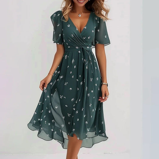 Sea Breeze Chiffon Dress™ - The Dock Drop