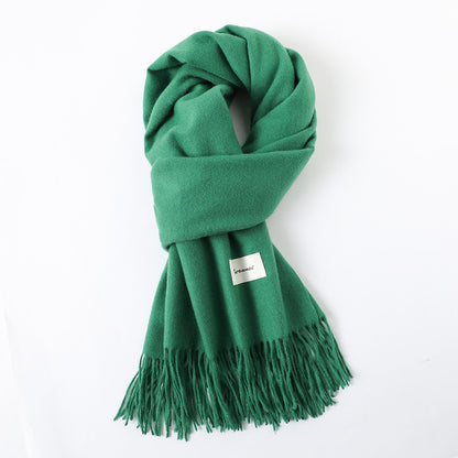 Soft Cashmere-Blend Scarf – Elegant Travel Essential - The Dock Drop