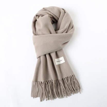 Soft Cashmere-Blend Scarf – Elegant Travel Essential - The Dock Drop