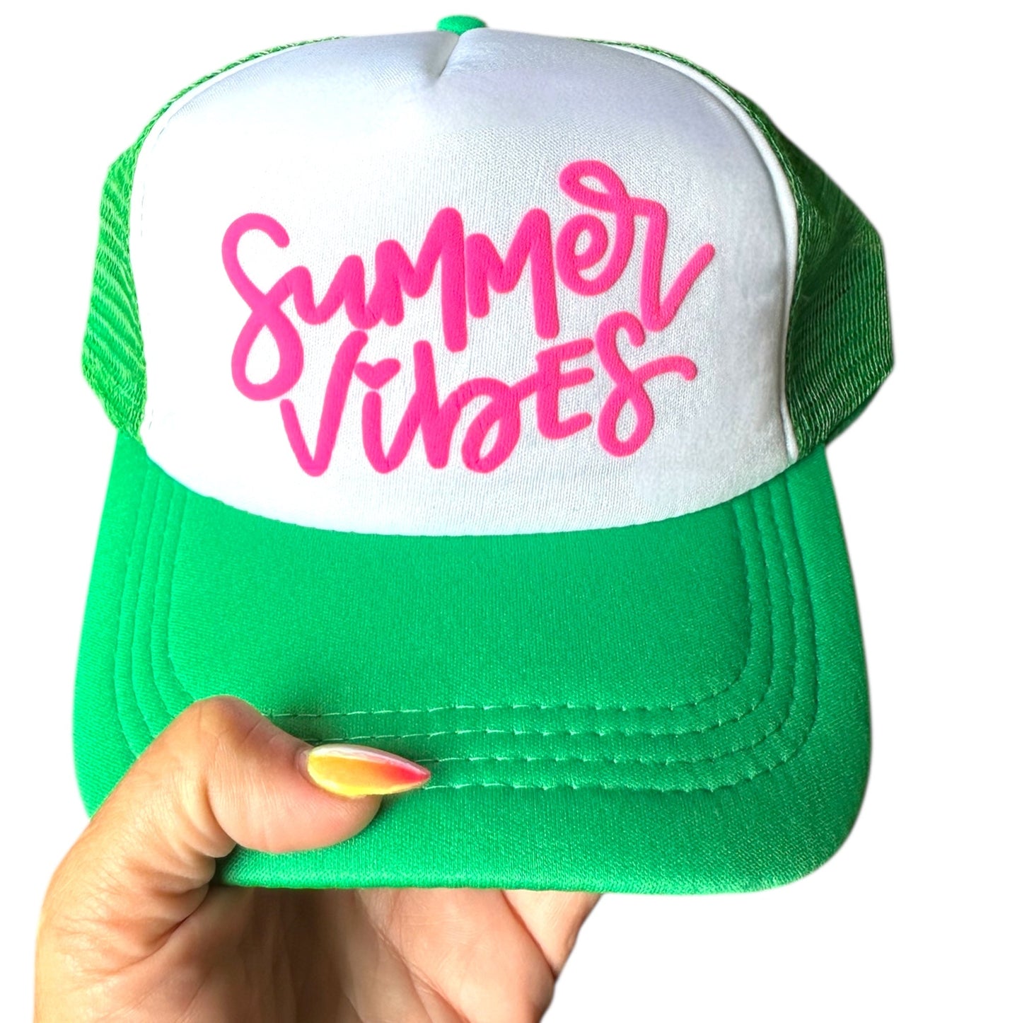 Trucker Hat -  Summer Vibes - The Dock Drop
