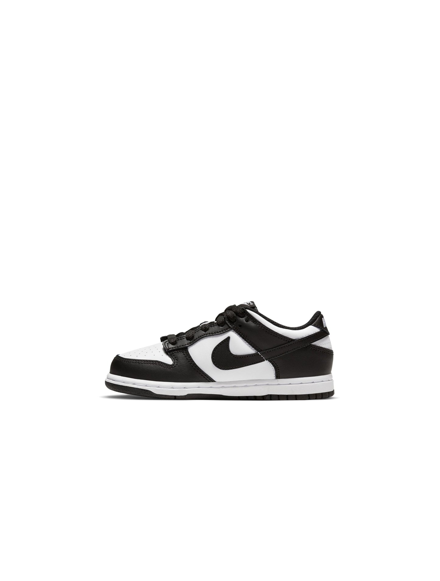 Black and white sneaker on a white background