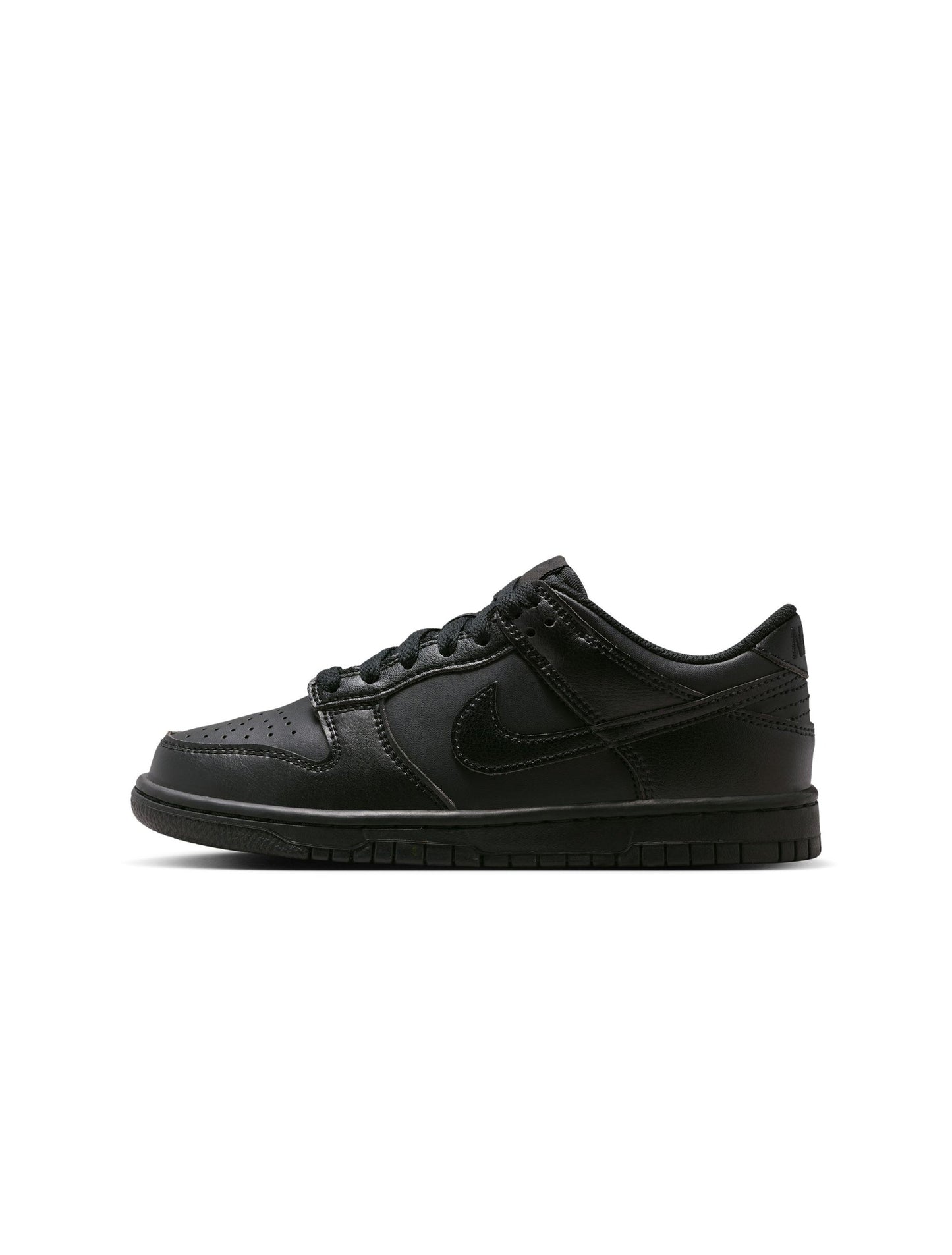 Brown sneaker with black sole on a white background