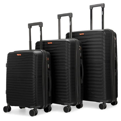 Excavator 3 Piece Expandable Tough Luggage Set - The Dock Drop