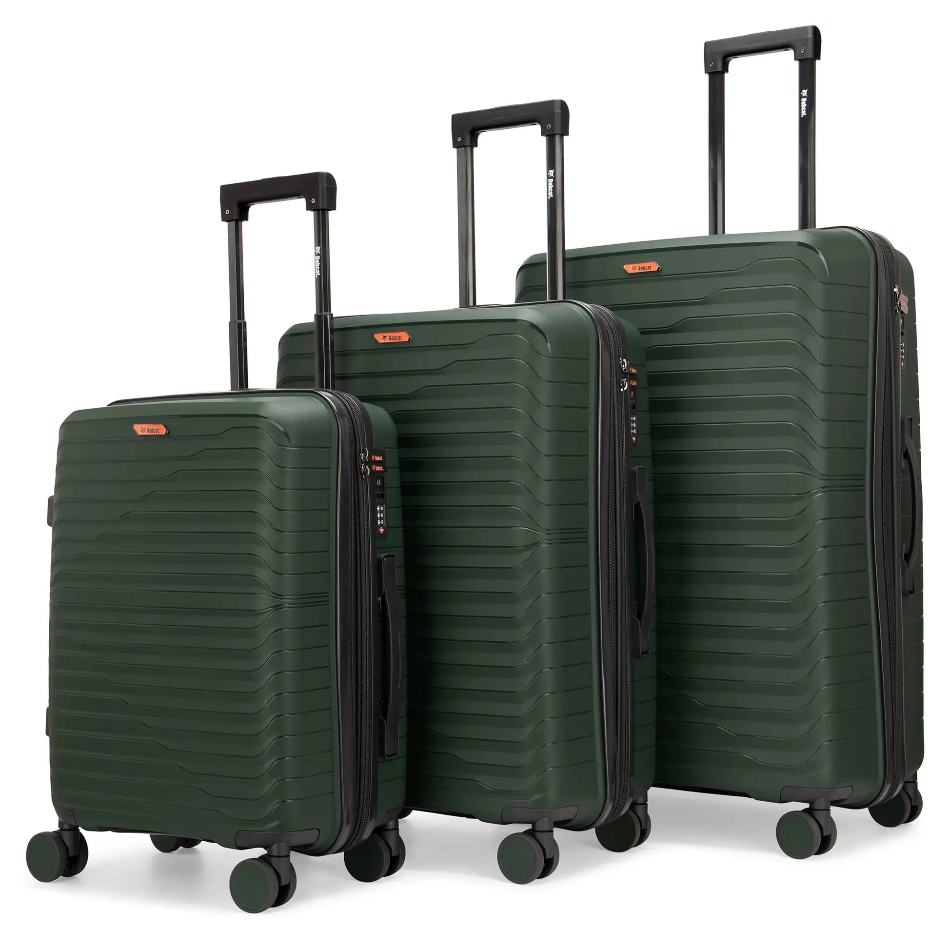 Excavator 3 Piece Expandable Tough Luggage Set - The Dock Drop