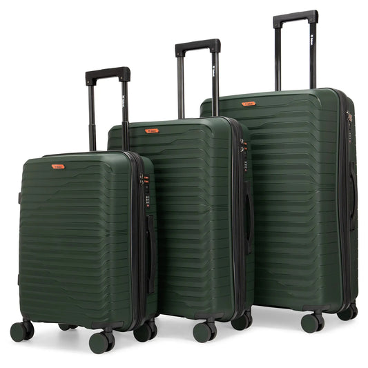 Excavator 3 Piece Expandable Tough Luggage Set - The Dock Drop