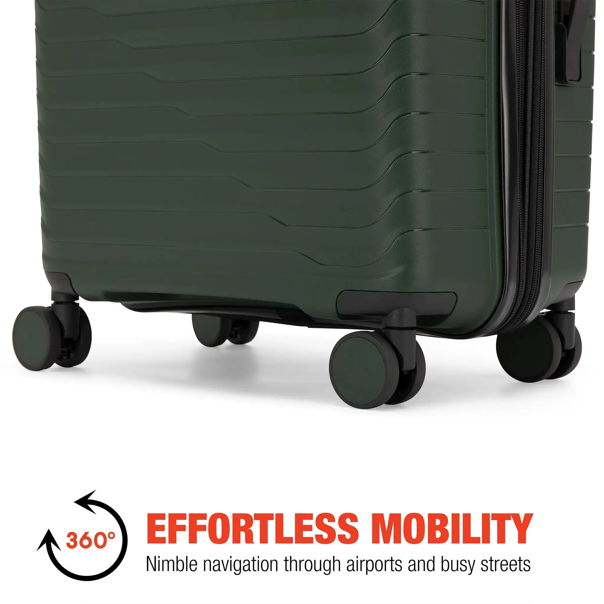 Excavator 3 Piece Expandable Tough Luggage Set - The Dock Drop