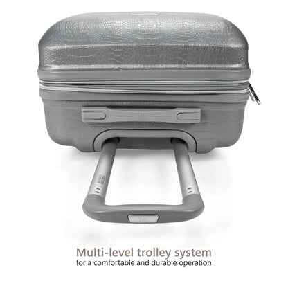 Snakeskin 3 Piece Expandable Classy Luggage Set - The Dock Drop