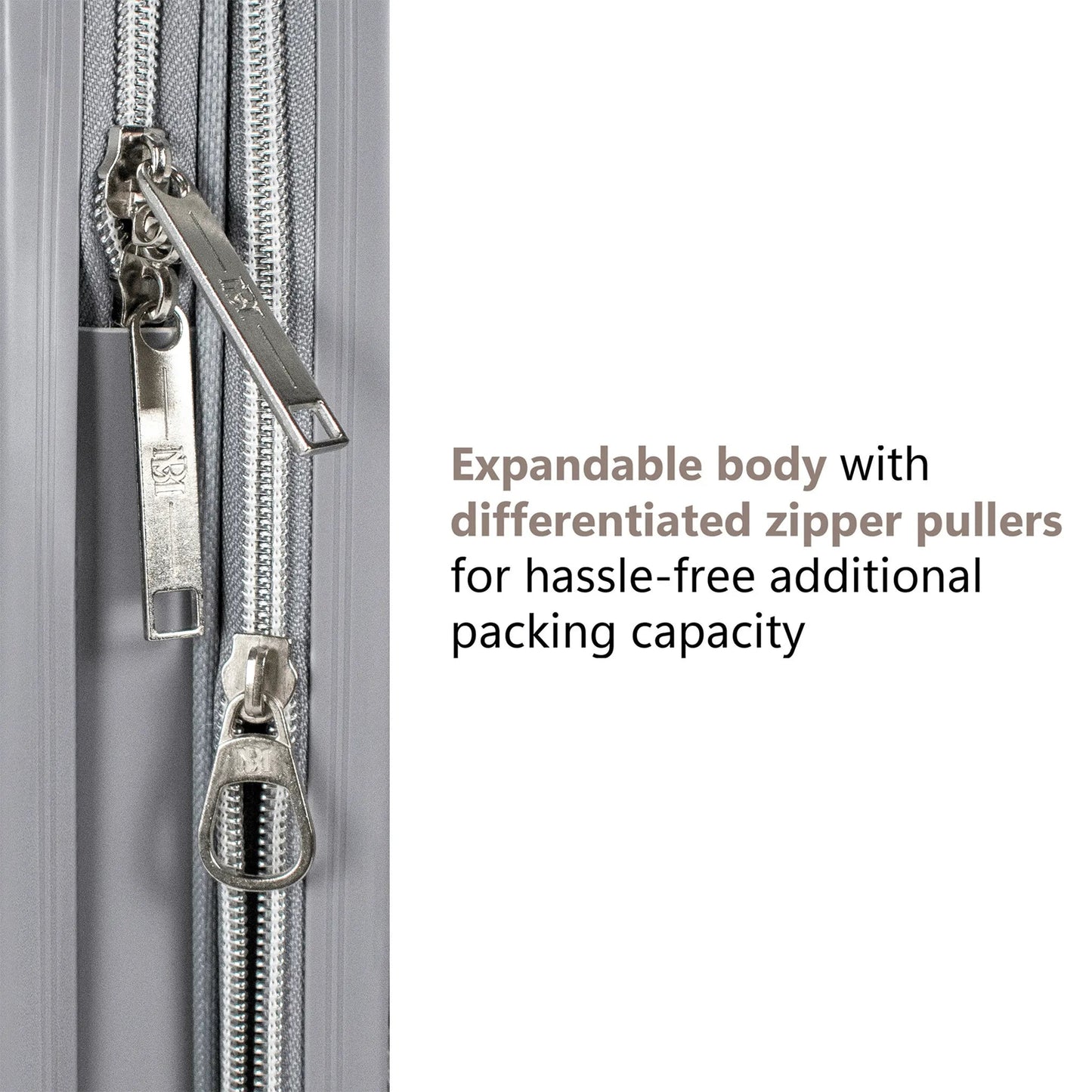 Snakeskin 3 Piece Expandable Classy Luggage Set - The Dock Drop