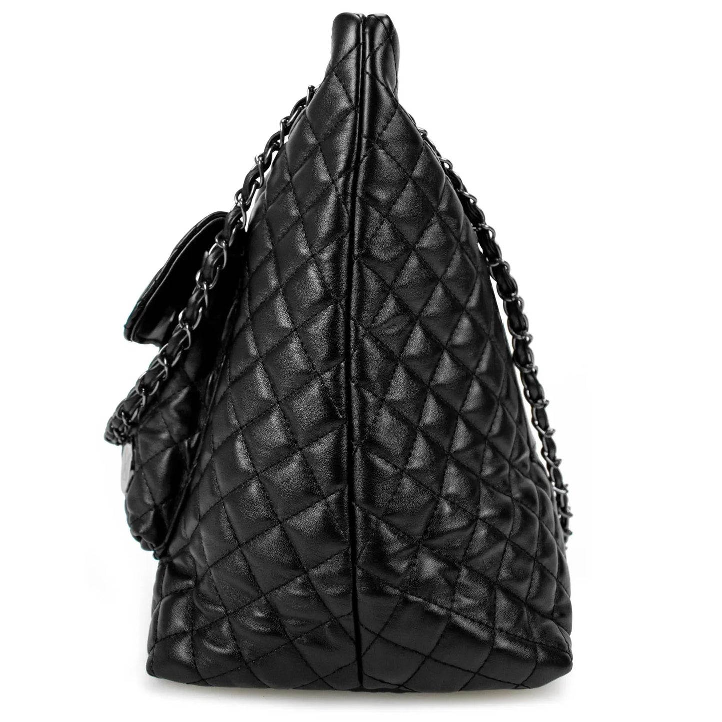 Diana Quilted Vegan Leather Weekender Duffel Bag