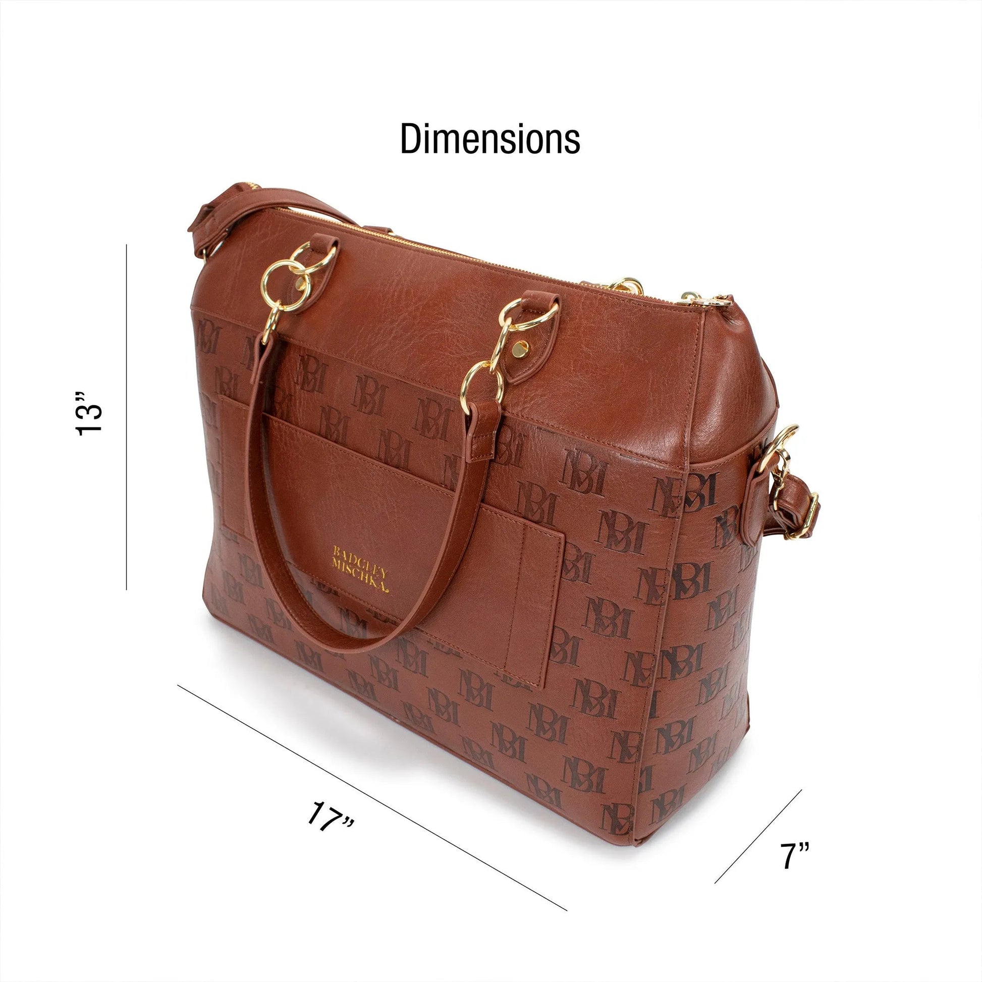 Madalyn Rustic Vegan Leather Weekender Tote Bag - The Dock Drop