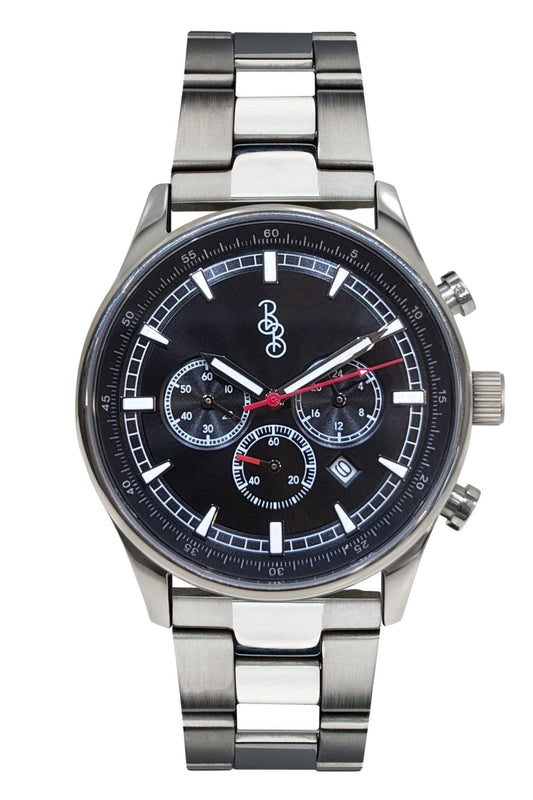 Black Sport Chronograph - The Dock Drop