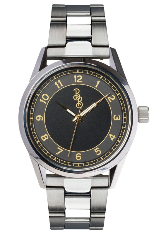 Black and Gold Classic Watch - The Dock Drop