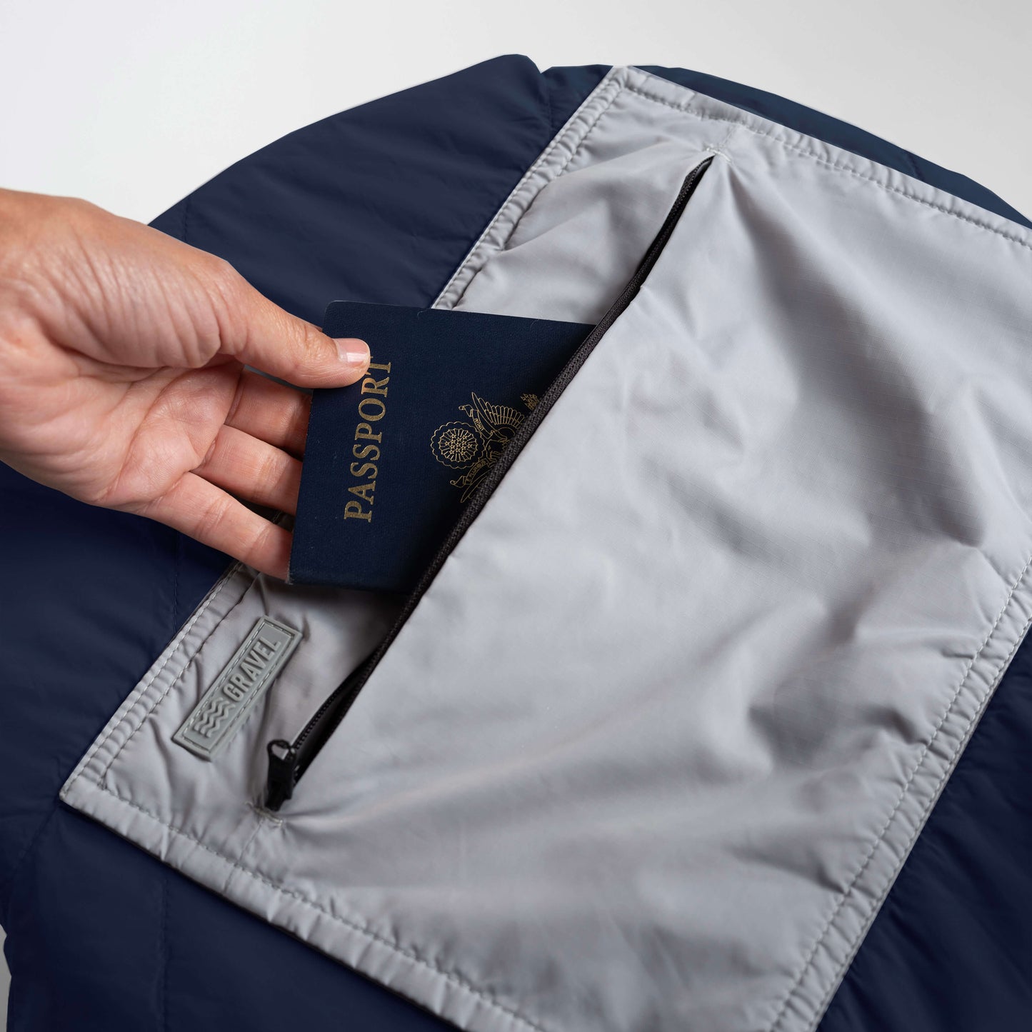 Layover™ Travel Blanket - Packable & Puffy | Navy Blue