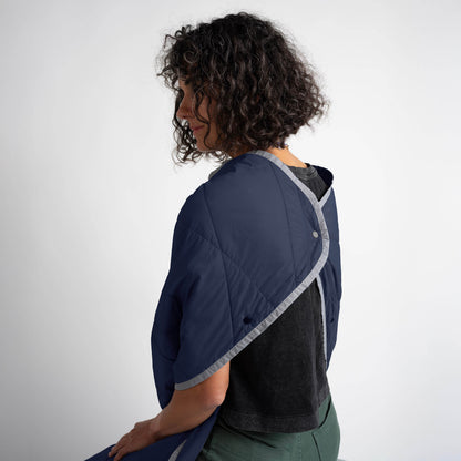 Layover™ Travel Blanket - Packable & Puffy | Navy Blue