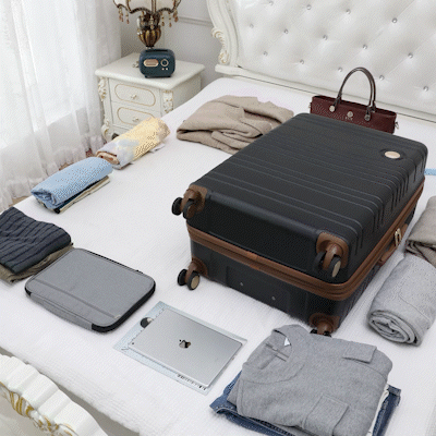 Brickell 3 Piece Expandable Retro Luggage Set - The Dock Drop