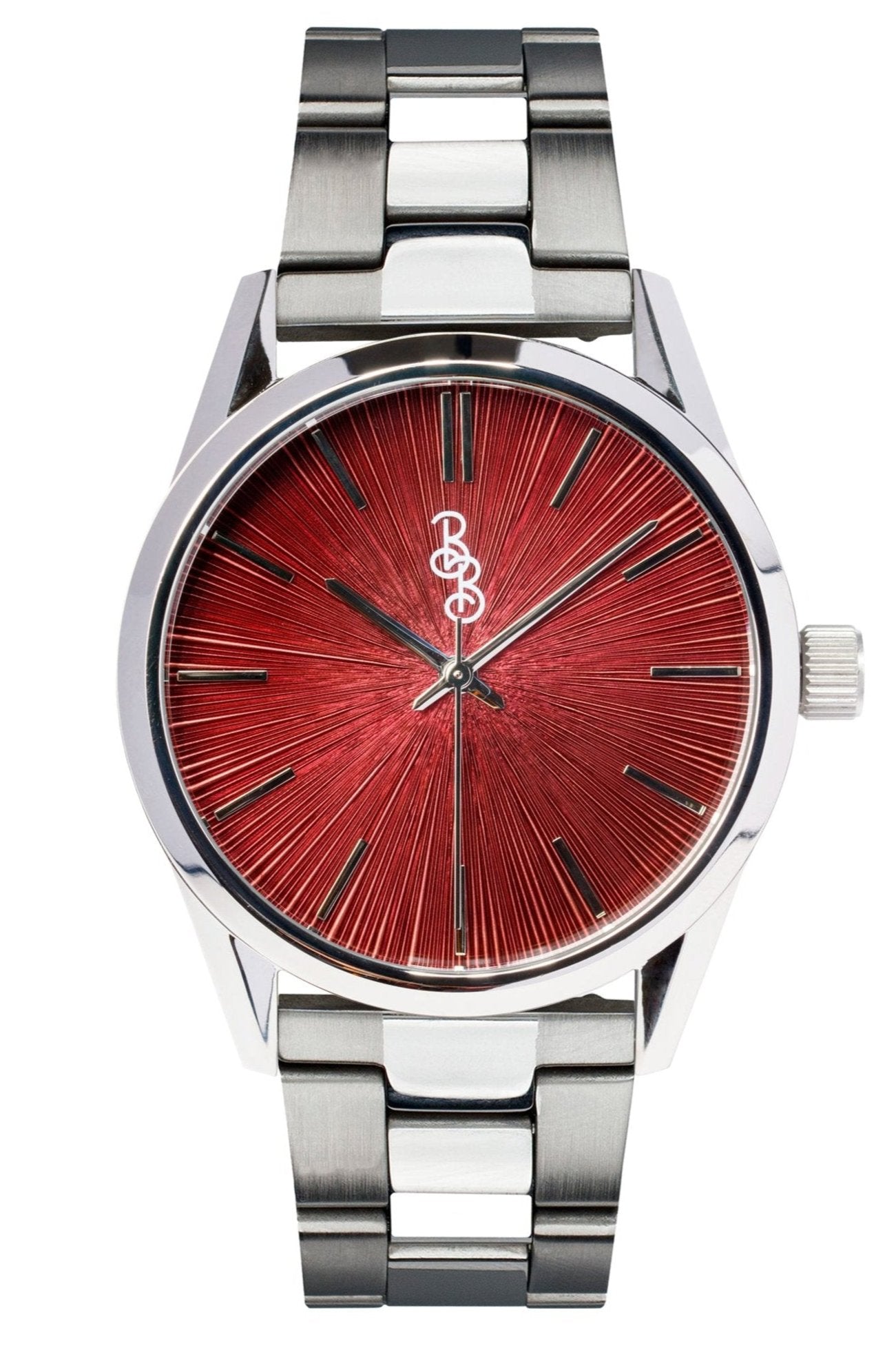 Burgundy Sunburst Watch - The Dock Drop