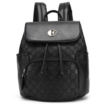 Compass 10L Vegan Leather Monogram Mini Backpack - The Dock Drop
