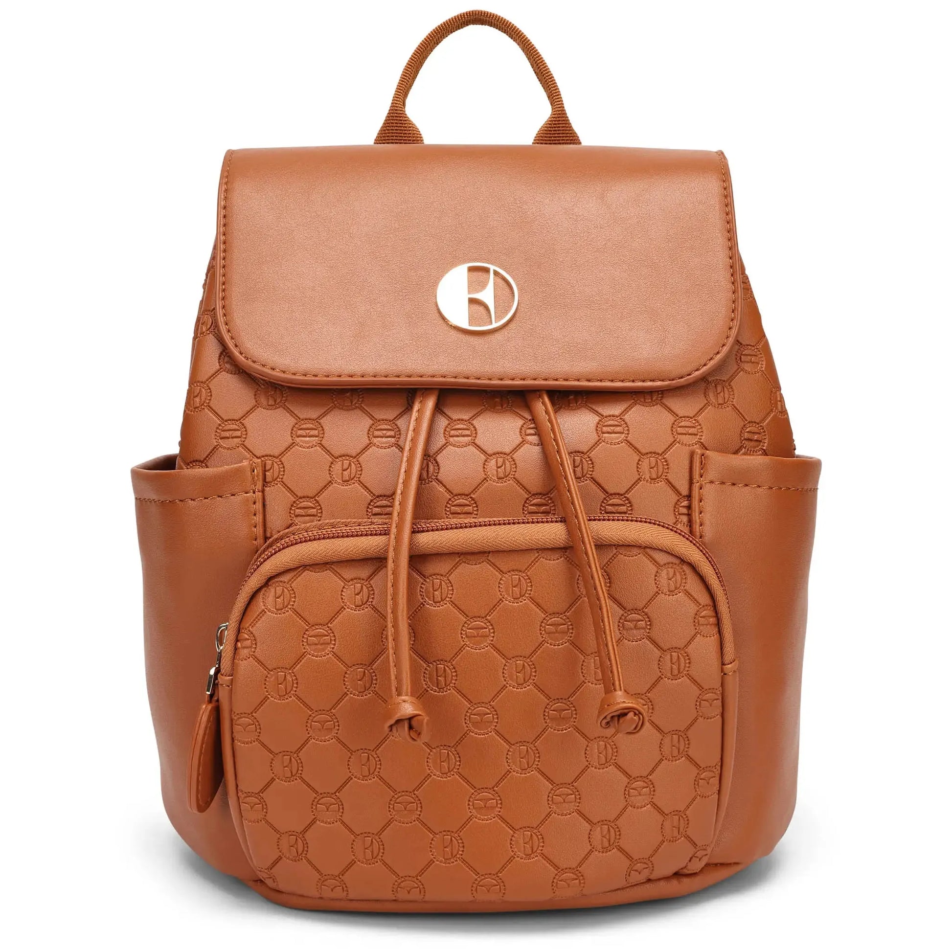 Compass 10L Vegan Leather Monogram Mini Backpack - The Dock Drop