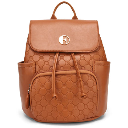 Compass 10L Vegan Leather Monogram Mini Backpack - The Dock Drop