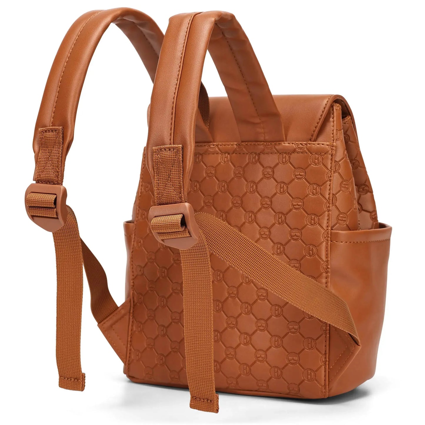 Compass 10L Vegan Leather Monogram Mini Backpack - The Dock Drop