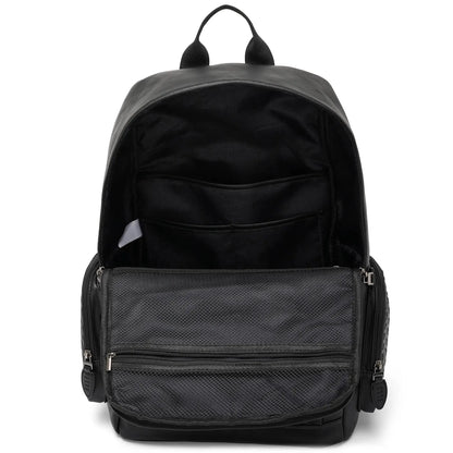 Leisure Luxe 27L Vegan Leather Backpack - The Dock Drop