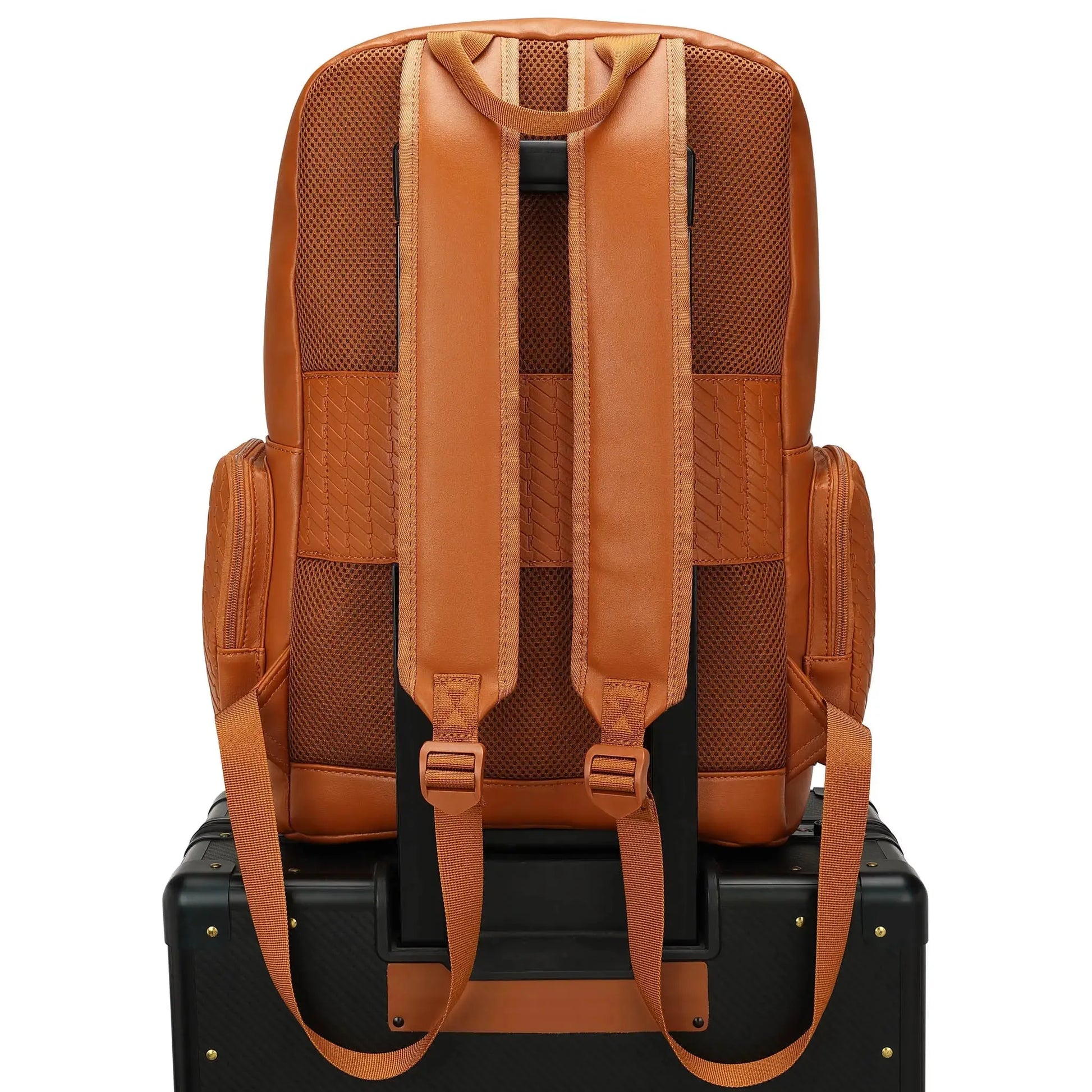 Leisure Luxe 27L Vegan Leather Backpack - The Dock Drop
