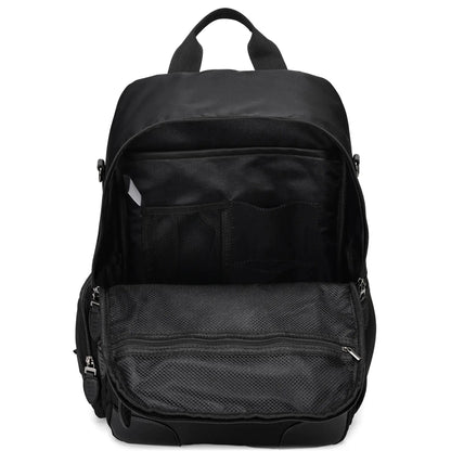 Voyage 20L Twill and Vegan Leather Backpack - The Dock Drop