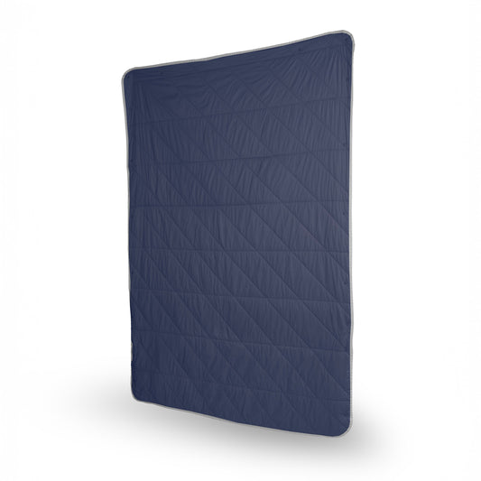 Layover™ XL Travel Blanket - Packable & Puffy | Navy Blue