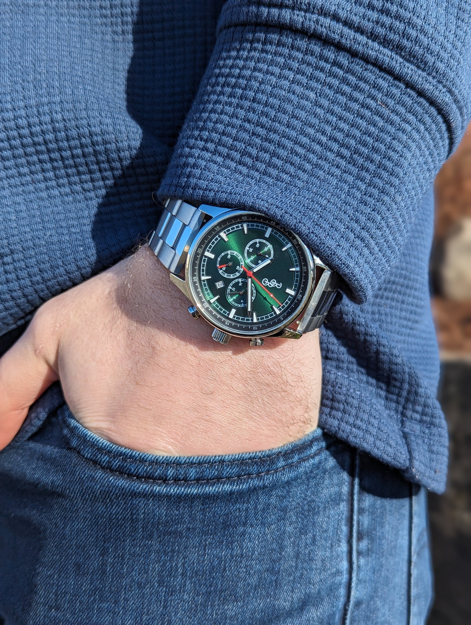 Green Sport Chronograph - The Dock Drop