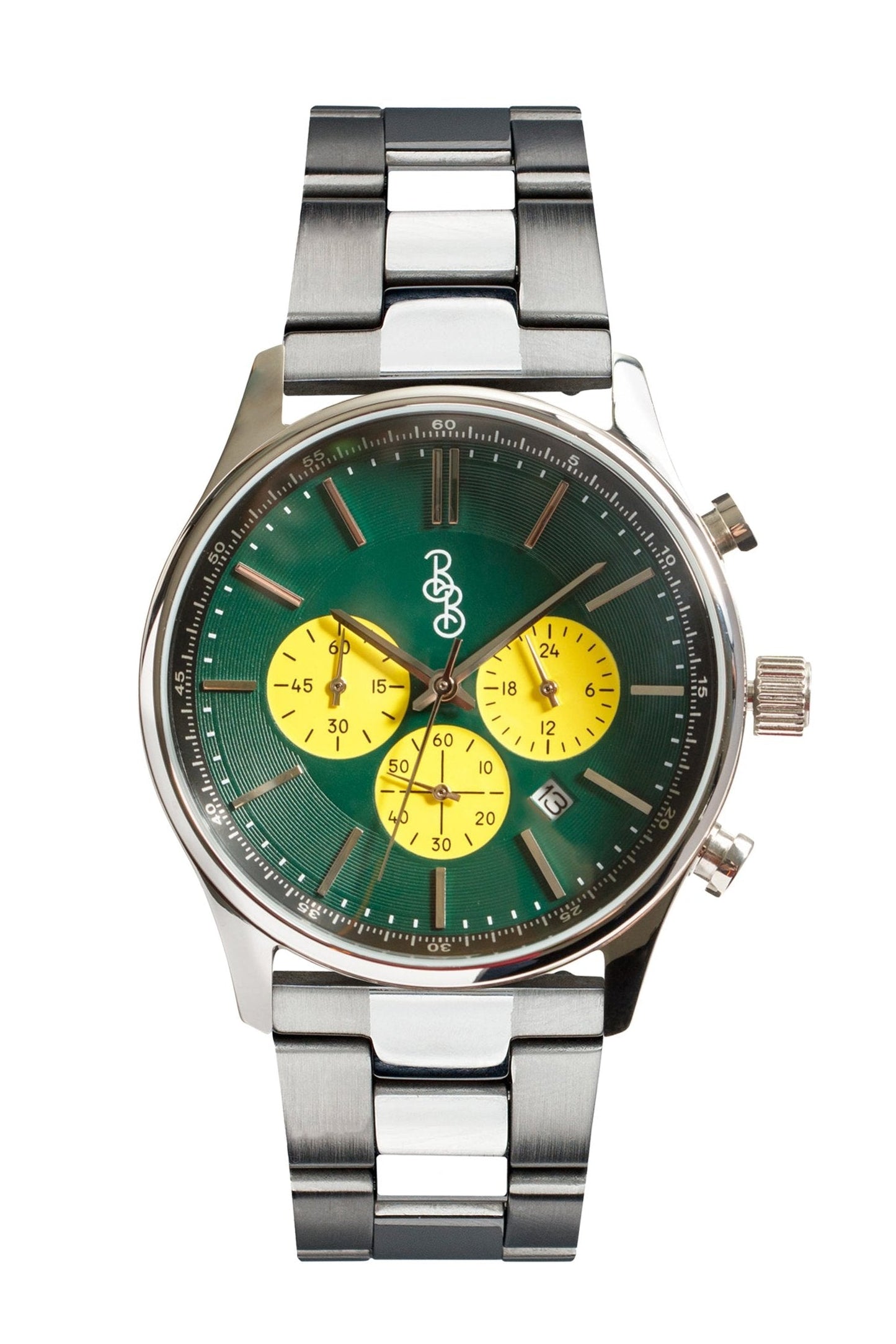Green and Yellow Chronograph - The Dock Drop