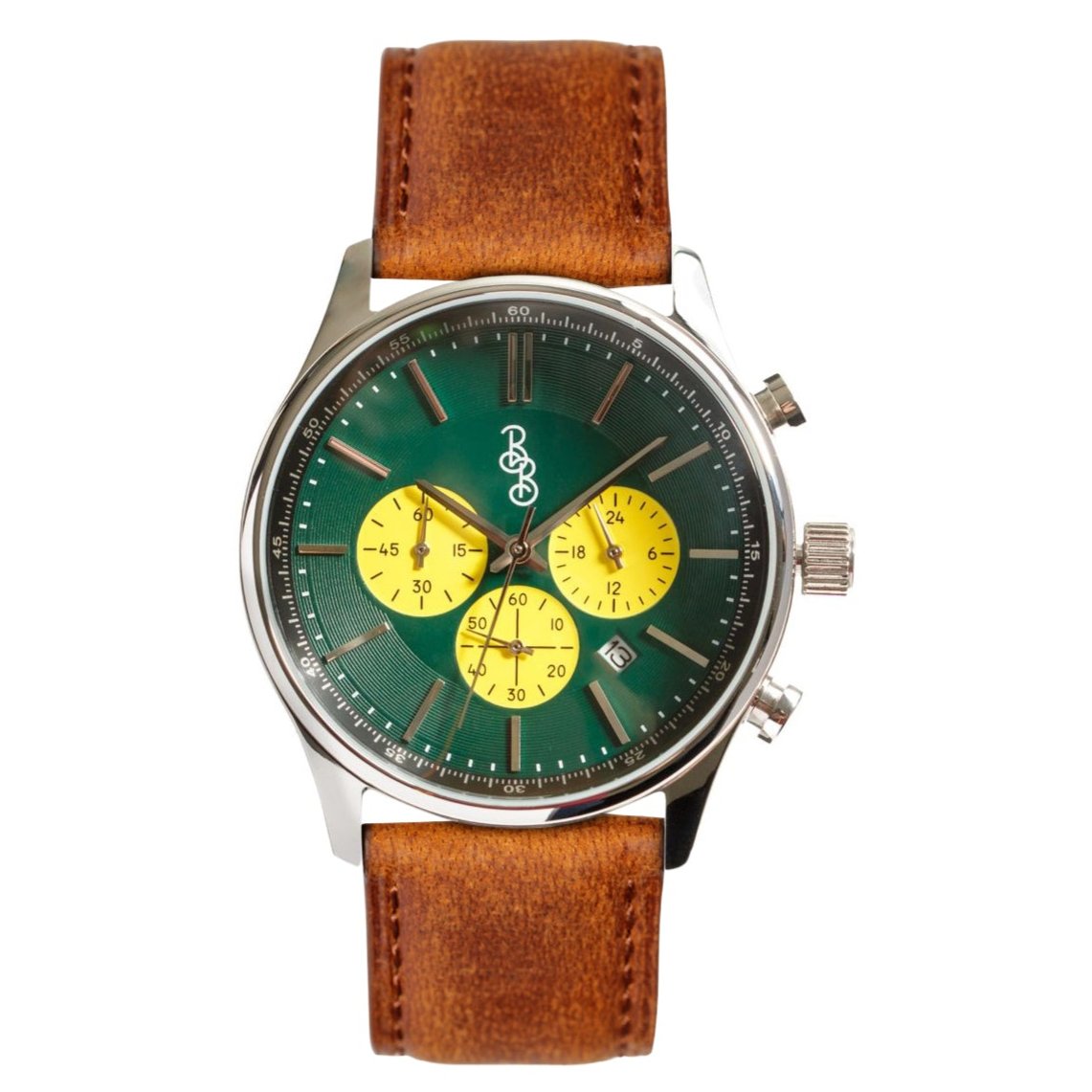 Green and Yellow Chronograph - The Dock Drop