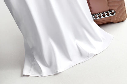 Women's Satin V-Neck Cami Top – Lightweight, Travel-Ready Style