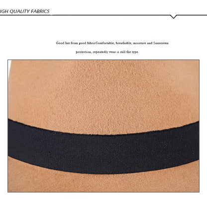 Men’s Wool Fedora Hat – Warm, Classic Winter Style