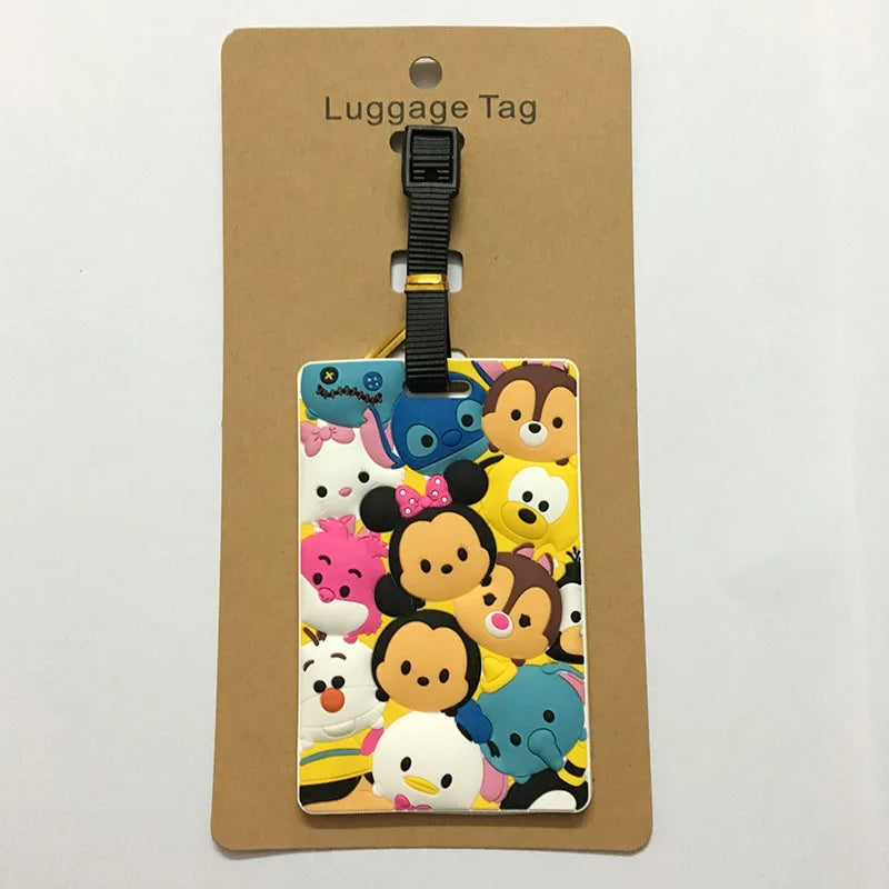 Cute Cartoon Silicone Luggage Tag – Cruise & Travel ID Label