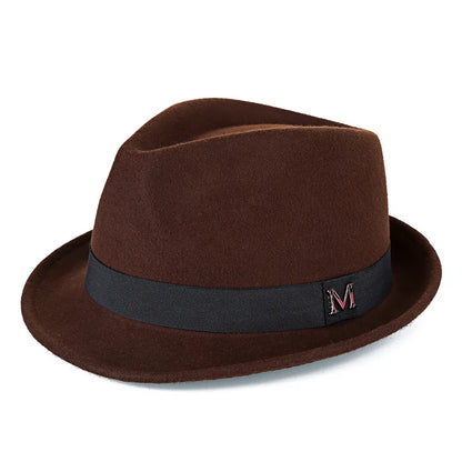 Men’s Wool Fedora Hat – Warm, Classic Winter Style