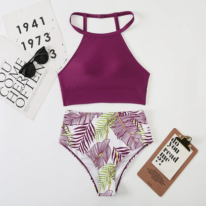 Women’s High Neck Tankini Set