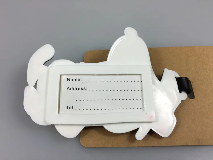 Cute Cartoon Silicone Luggage Tag – Cruise & Travel ID Label