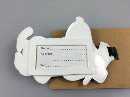 Cute Cartoon Silicone Luggage Tag – Cruise & Travel ID Label