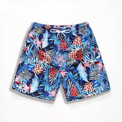 Kids’ Quick-Dry Swim Shorts – Drawstring, Elastic Waist