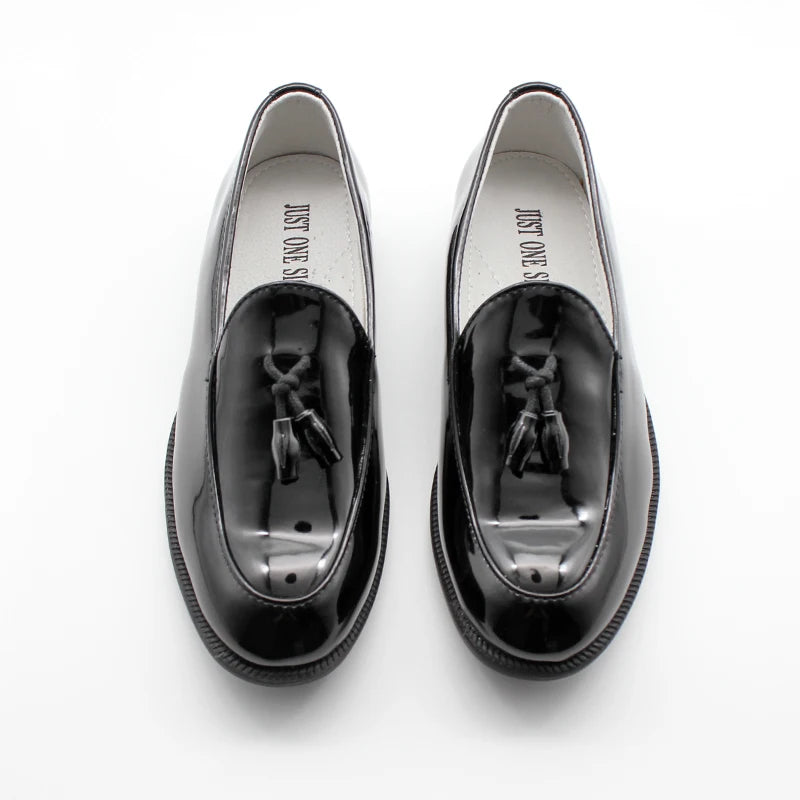 Little Captain Tassel Loafers – Kids Formal Dress Shoes