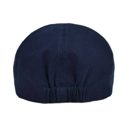 Men’s Washed Cotton Flat Cap – Lightweight Casual Style