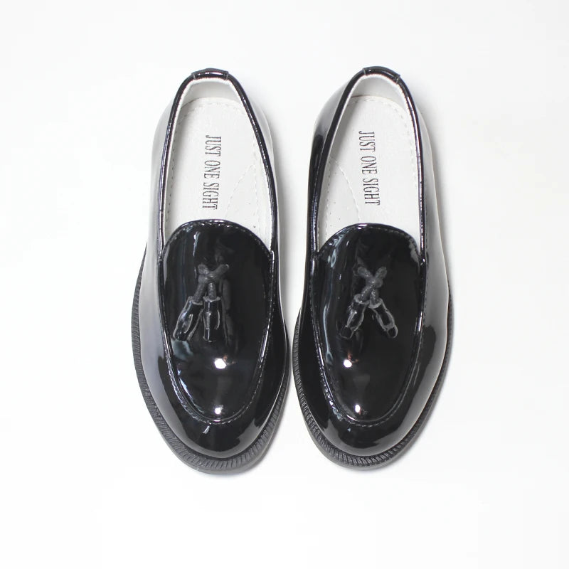 Little Captain Tassel Loafers – Kids Formal Dress Shoes