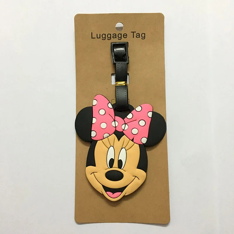 Cute Cartoon Silicone Luggage Tag – Cruise & Travel ID Label