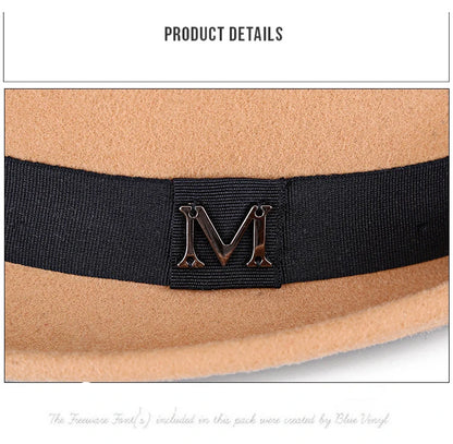 Men’s Wool Fedora Hat – Warm, Classic Winter Style