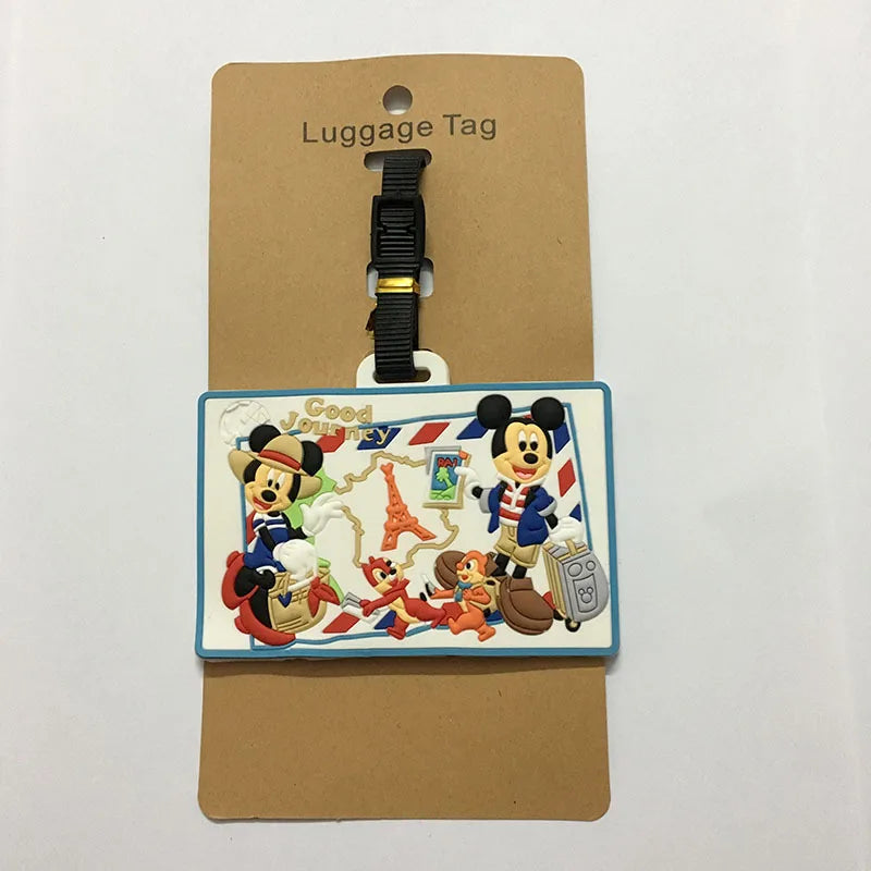 Cute Cartoon Silicone Luggage Tag – Cruise & Travel ID Label