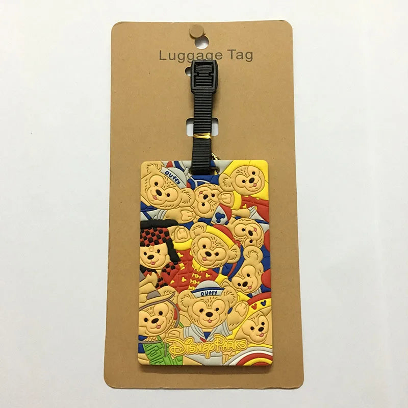 Cute Cartoon Silicone Luggage Tag – Cruise & Travel ID Label
