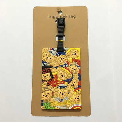 Cute Cartoon Silicone Luggage Tag – Cruise & Travel ID Label