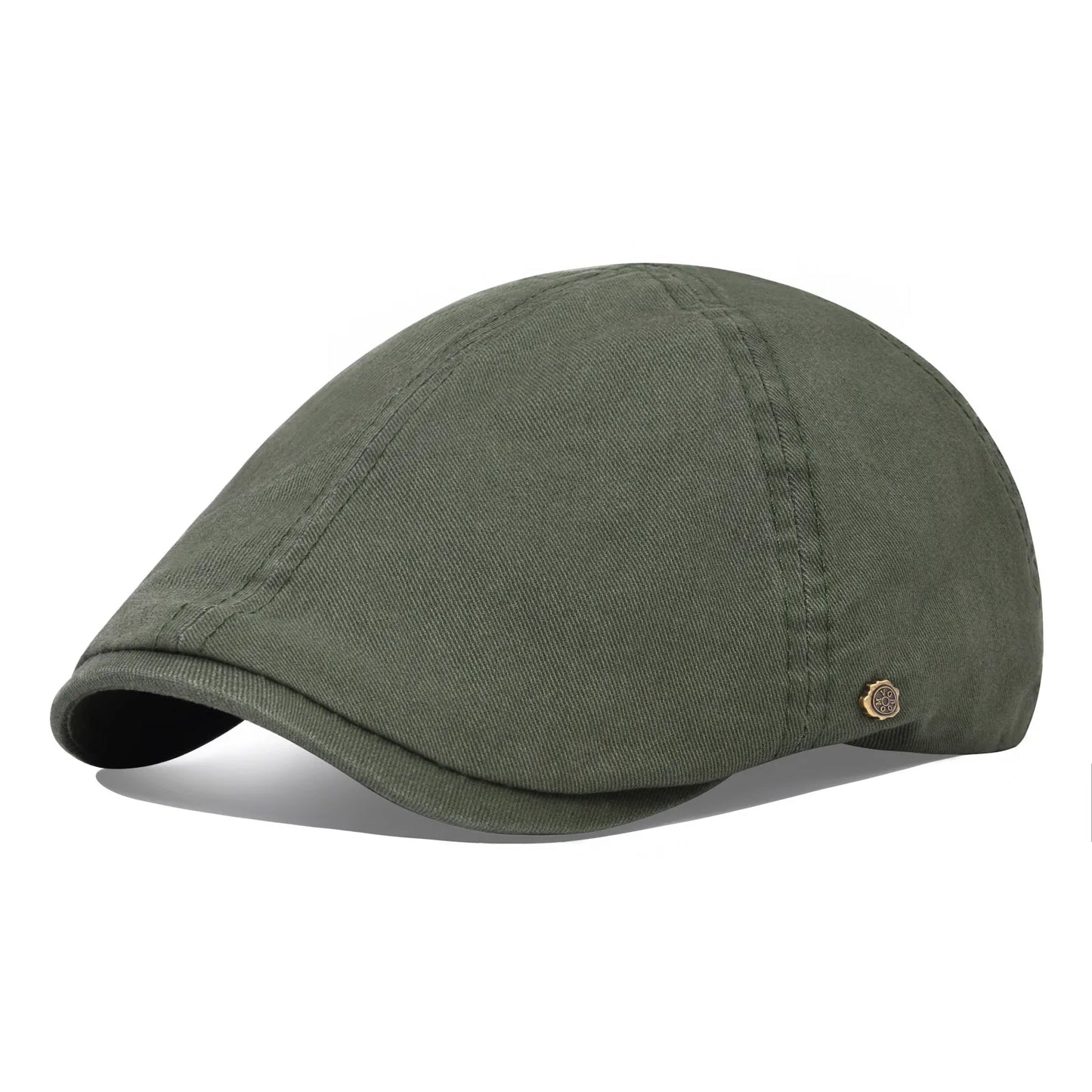 Green cap on a white background