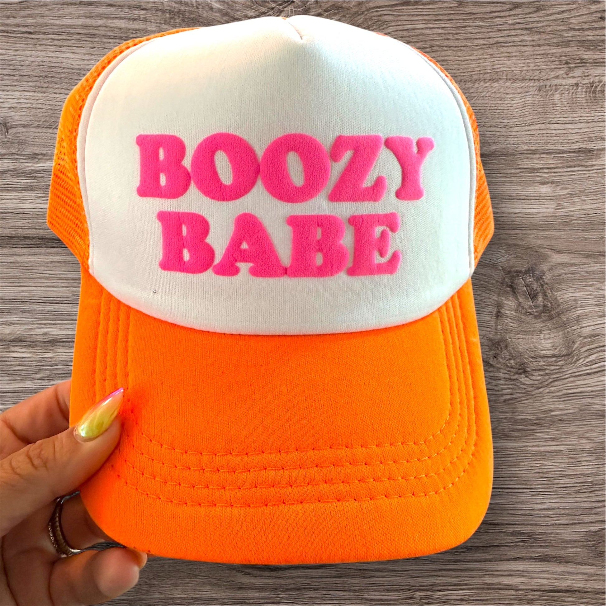 Trucker Hat -  Boozy Babe - The Dock Drop